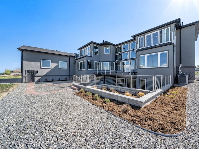 view of rear view of property