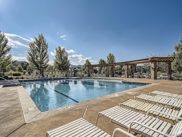 11972 W Long Cir Unit 104, Littleton, CO 80127 - community pool featuring a patio area