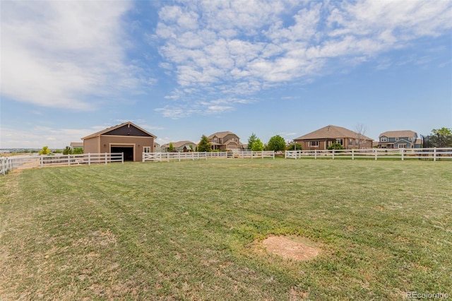 10653 E 163rd Ct, Brighton, CO 80602 - view of yard with an outbuilding, an exterior structure, and a rural view