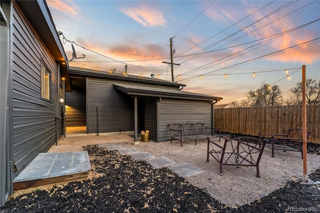 8120 W 54th Pl, Arvada, CO 80002 - view of yard at dusk