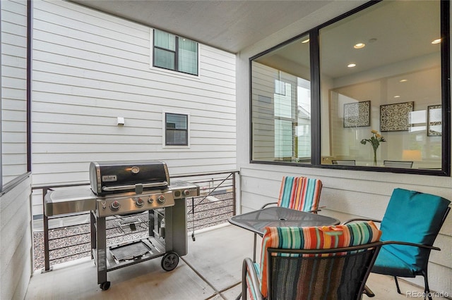 21345 E 59th Dr, Aurora, CO 80019 - view of patio / terrace featuring grilling area and outdoor dining area