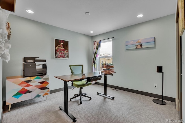 21345 E 59th Dr, Aurora, CO 80019 - office with carpet flooring and recessed lighting