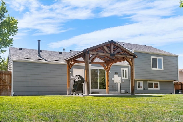 6604 S Dahlia Cir, Centennial, CO 80121 - back of house featuring a gazebo