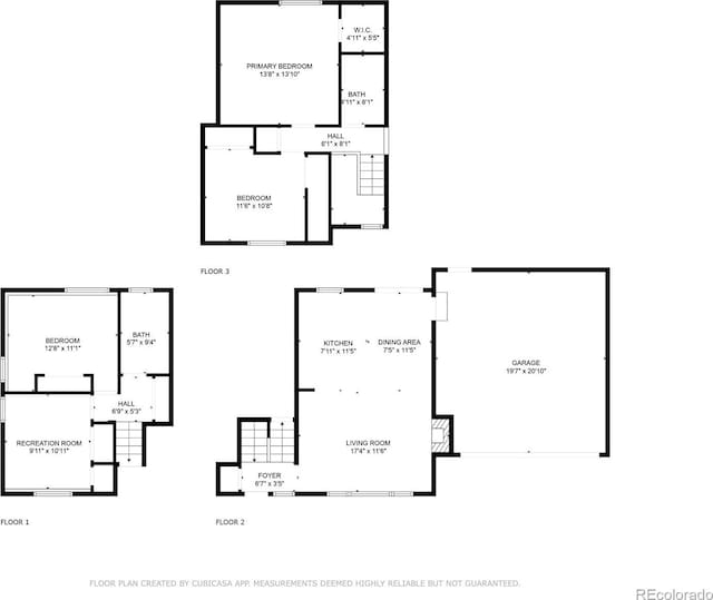 6604 S Dahlia Cir, Centennial, CO 80121 - view of property floor plan