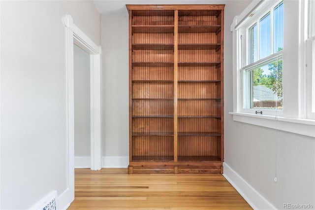 interior space featuring hardwood / wood-style flooring