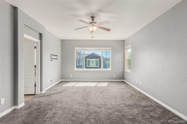 6190 S Oswego St, Englewood, CO 80111 - spare room with ceiling fan and carpet