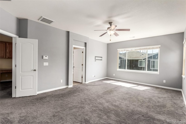 6190 S Oswego St, Englewood, CO 80111 - unfurnished bedroom featuring carpet floors and a ceiling fan