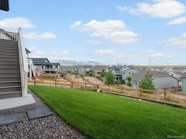17843 W 93rd Pl, Arvada, CO 80007 - view of yard with a residential view and a mountain view