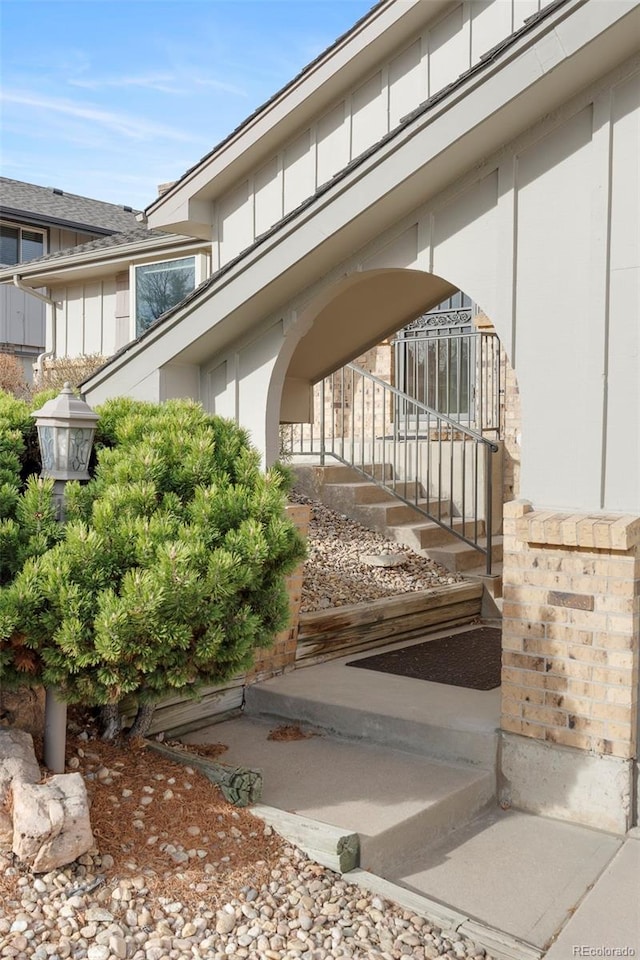 3765 S Depew St, Denver, CO 80235 - view of exterior entry featuring stucco siding