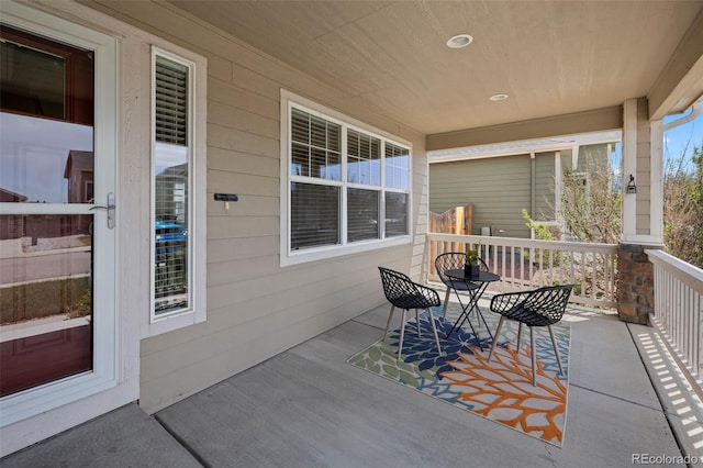 10414 Declaration Dr, Colorado Springs, CO 80925 - view of porch