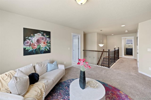 10414 Declaration Dr, Colorado Springs, CO 80925 - living area featuring carpet floors and baseboards