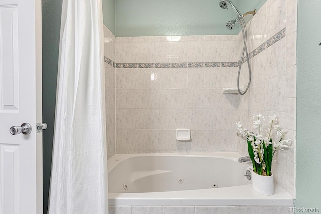 15918 E Flora Pl, Aurora, CO 80013 - full bathroom featuring a combined bath / shower with jetted tub