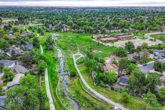 15918 E Flora Pl, Aurora, CO 80013 - aerial perspective of suburban area featuring a large body of water