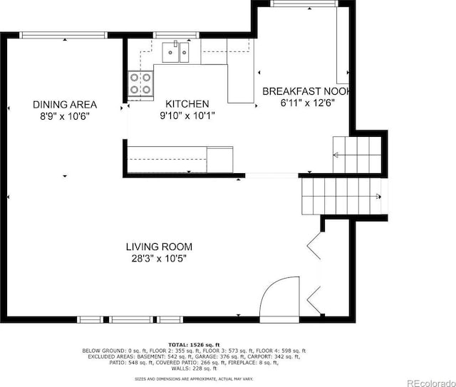 15918 E Flora Pl, Aurora, CO 80013 - room layout