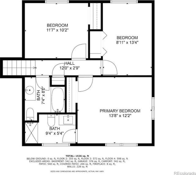 15918 E Flora Pl, Aurora, CO 80013 - property floor plan