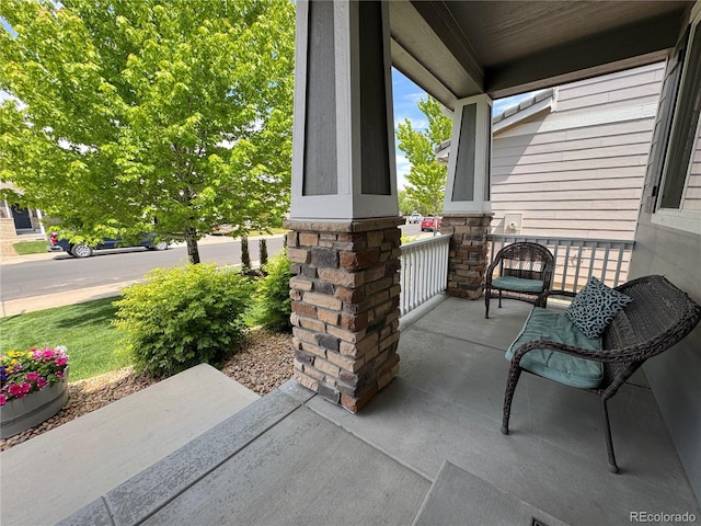 2198 Broadleaf Loop, Castle Rock, CO 80109 - view of covered porch