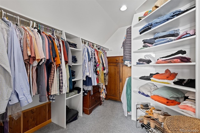 2370 W 152nd Ave, Broomfield, CO 80023 - spacious closet with carpet and lofted ceiling