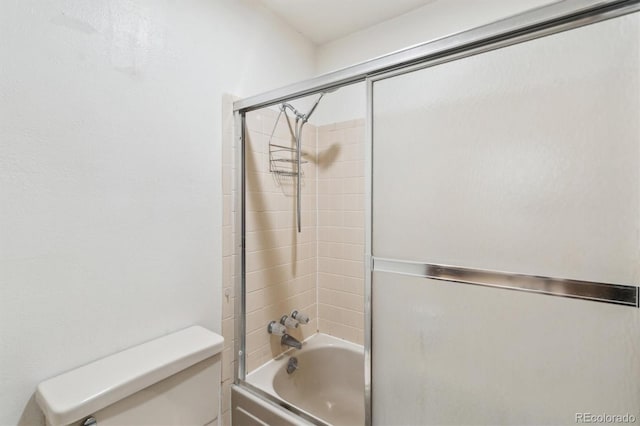 14333 E Warren Pl, Aurora, CO 80014 - full bathroom with toilet and shower / bath combination with glass door