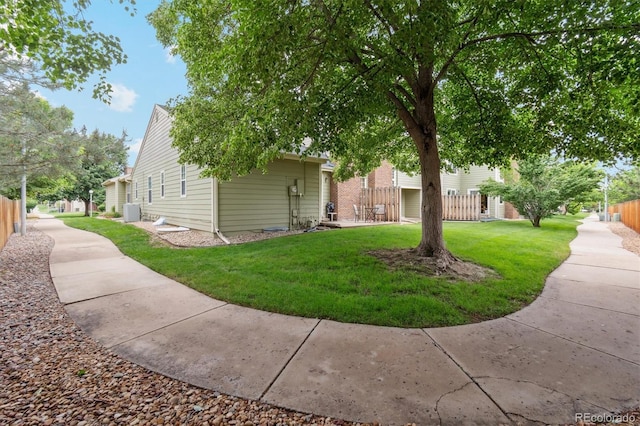 14333 E Warren Pl, Aurora, CO 80014 - view of yard with central air condition unit