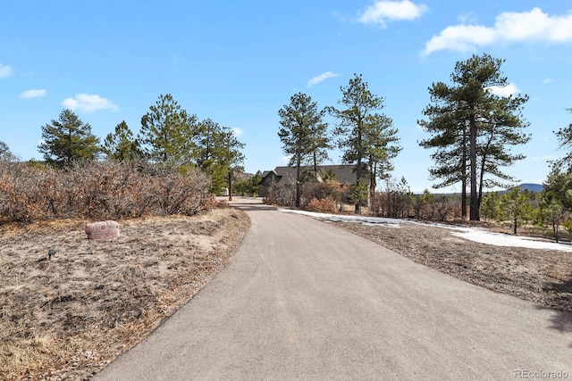 view of road