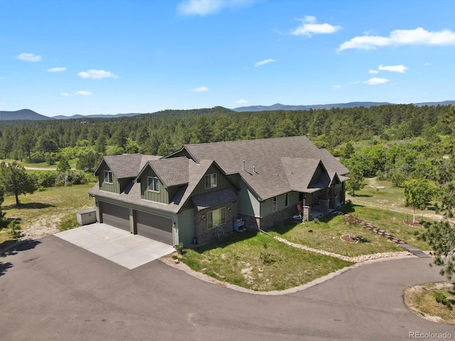 5800 Elk View Ct, Larkspur, CO 80118 - view from above of property featuring a forest