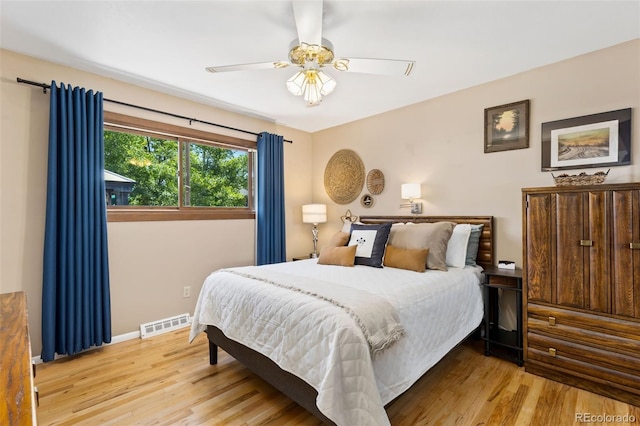9598 Lowell Blvd, Westminster, CO 80031 - bedroom featuring wood finished floors, baseboards, and a ceiling fan