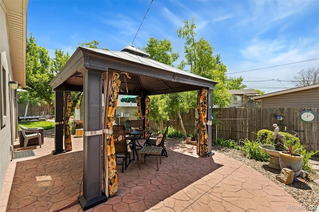 9598 Lowell Blvd, Westminster, CO 80031 - view of patio with a gazebo and outdoor dining space
