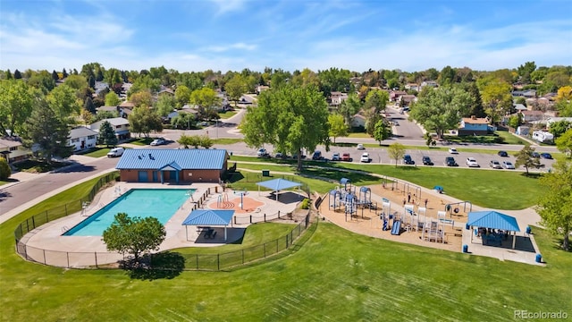 9598 Lowell Blvd, Westminster, CO 80031 - aerial view of a pool area