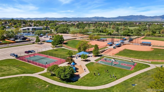 9598 Lowell Blvd, Westminster, CO 80031 - drone / aerial view of a mountainous background