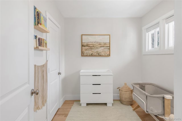 4933 Grove St, Denver, CO 80221 - interior space featuring light wood-style floors and baseboards