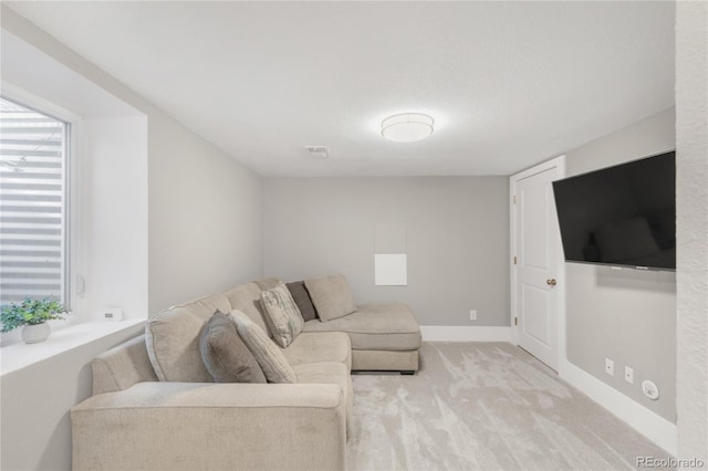 4933 Grove St, Denver, CO 80221 - living area with carpet flooring and baseboards