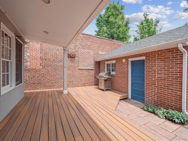724 N Franklin St, Denver, CO 80218 - wooden deck featuring area for grilling