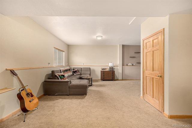 2418 Wells Fargo Cir, Jefferson, CO 80456 - living area with carpet flooring and baseboards