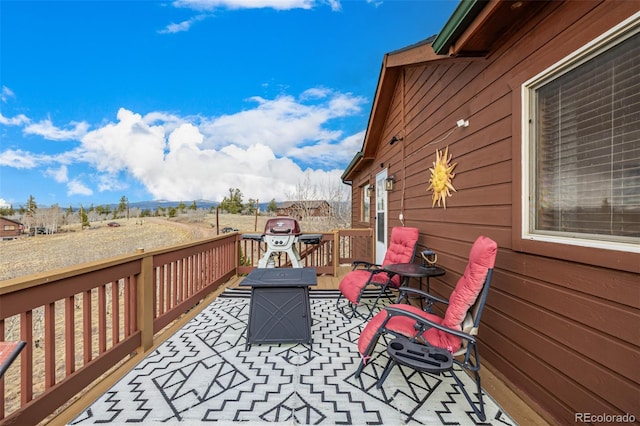 2418 Wells Fargo Cir, Jefferson, CO 80456 - view of wooden terrace