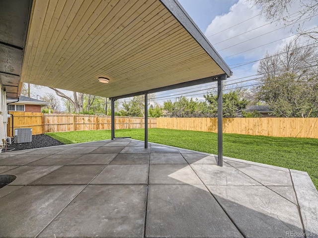 920 S Hudson St, Denver, CO 80246 - view of patio / terrace featuring central AC