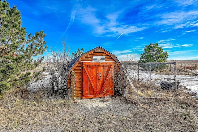 view of outbuilding