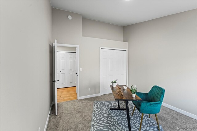 5965 Corinth Dr, Colorado Springs, CO 80923 - office featuring carpet floors and baseboards