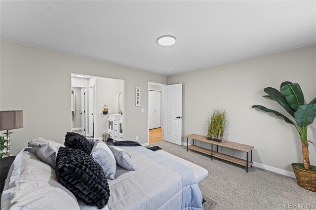 5965 Corinth Dr, Colorado Springs, CO 80923 - carpeted bedroom with baseboards