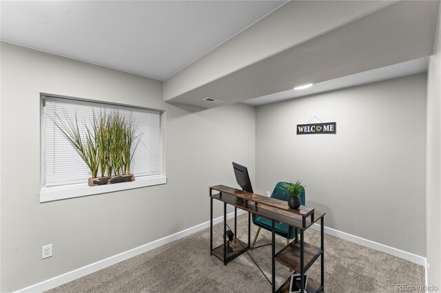 5965 Corinth Dr, Colorado Springs, CO 80923 - office space featuring baseboards and carpet