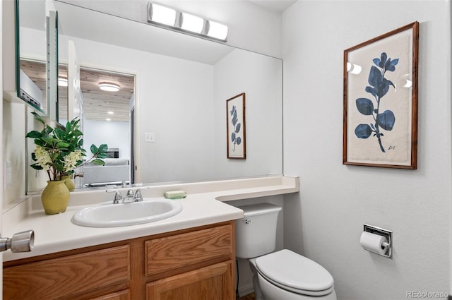 13245 Shoshone St, Denver, CO 80234 - half bathroom featuring toilet and vanity