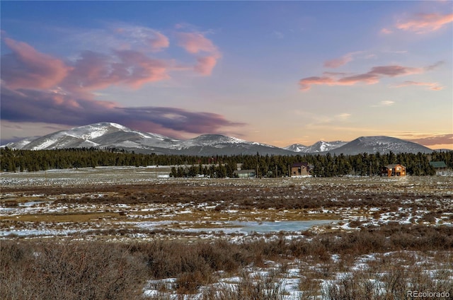 view of mountain feature