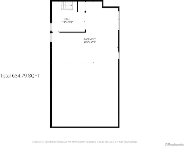 7801 Valley View St, Louviers, CO 80131 - view of property floor plan