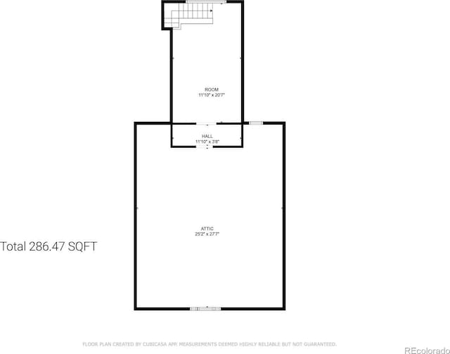 7801 Valley View St, Louviers, CO 80131 - view of room layout