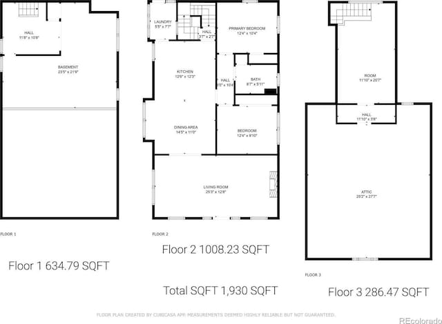 7801 Valley View St, Louviers, CO 80131 - view of room layout