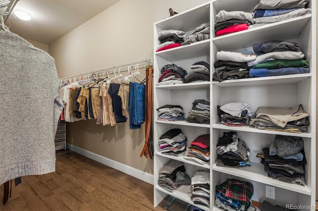 7797 S Valleyhead Way, Aurora, CO 80016 - spacious closet with wood finished floors