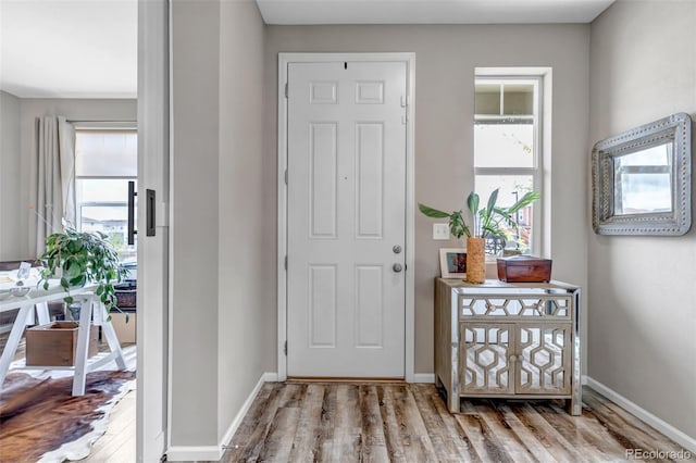 3778 Happyheart Way, Castle Rock, CO 80109 - entrance foyer featuring wood finished floors and baseboards