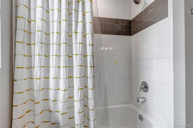 3778 Happyheart Way, Castle Rock, CO 80109 - bathroom with shower / bath combo with shower curtain