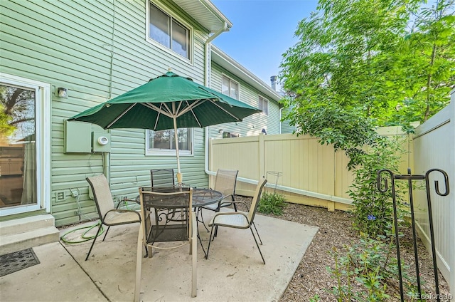 view of patio / terrace