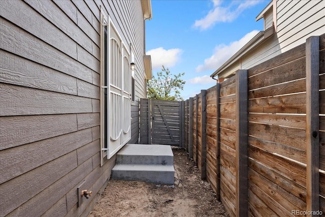view of side of property
