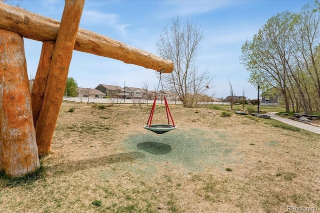 view of jungle gym
